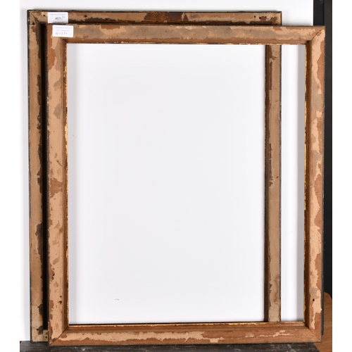 403 - Early 19th Century English School. A Black and Gilt Frame, rebate 23