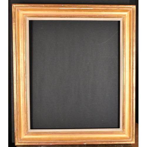 407 - 20th Century English School. A Gilt Composition Frame, with a white slip, rebate 22