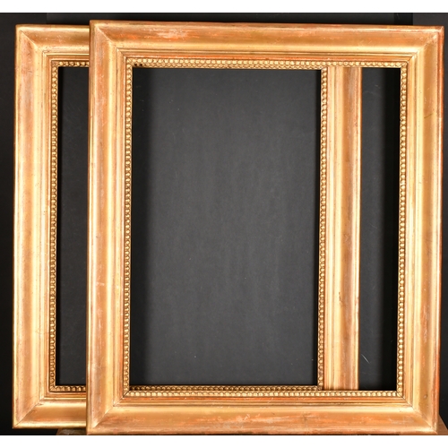 408 - 19th Century English School. A Pair of Gilt Composition Frames, rebate 22