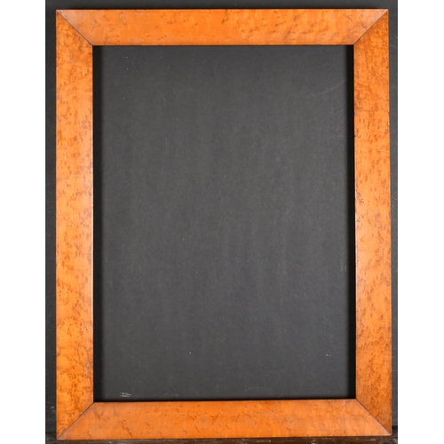 414 - 19th Century English School. A Bird's Eye Maple Frame, rebate 21