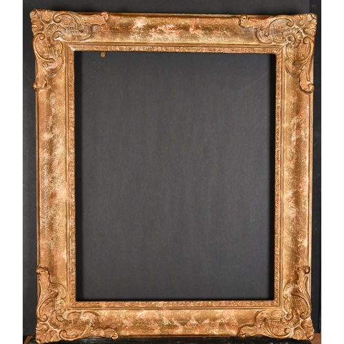 417 - 20th Century English School. A Gilt and Painted Composition Frame, rebate 20.5