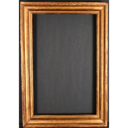 418 - 18th Century Italian School. A Gilt Composition Frame, rebate 20.5