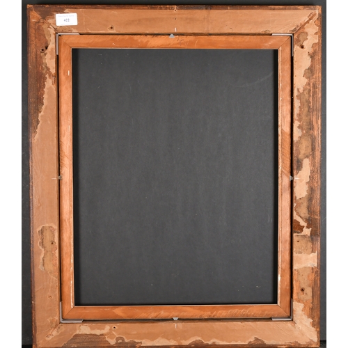 422 - 19th Century English School. A Bird's Eye Maple Frame, with a gilt slip, rebate 20