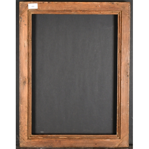 424 - 19th Century English School. A Gilt Composition Hollow Frame, rebate 20