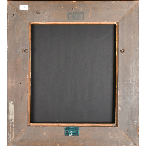 434 - 20th Century English School. A Painted Composition Frame, with a gilt inner edge, rebate 18.75