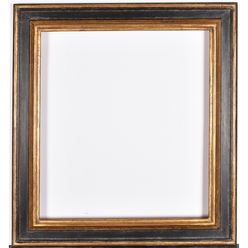 436 - 20th Century English School. A Black and Gilt Composition Frame, rebate 18.5