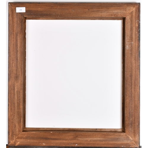 436 - 20th Century English School. A Black and Gilt Composition Frame, rebate 18.5