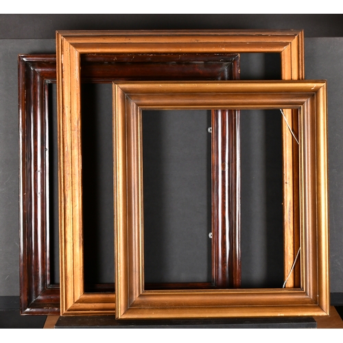 437 - 20th Century English School. A Darkwood Frame, rebate 18.5