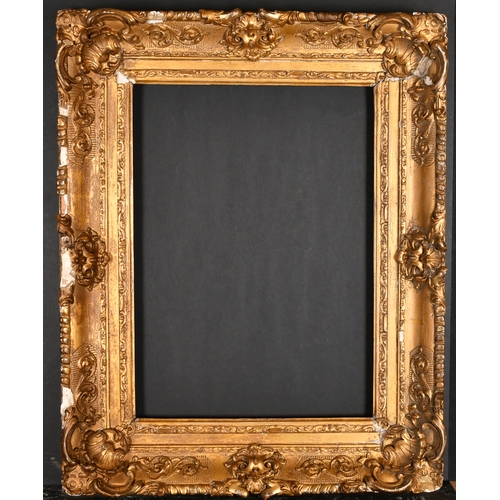 439 - 19th Century English School. A Gilt Composition Frame, with swept corners, rebate 18.5