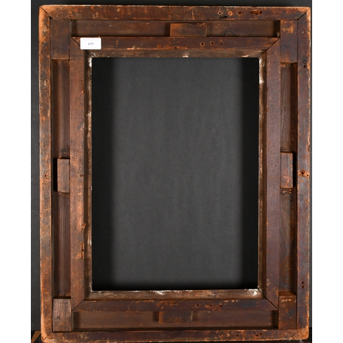 439 - 19th Century English School. A Gilt Composition Frame, with swept corners, rebate 18.5