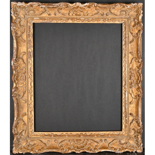 443 - Late 19th Century French School. A Carved Giltwood Frame, rebate 18