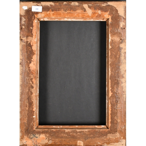 448 - 19th Century English School. A Carved Giltwood Frame, rebate 16