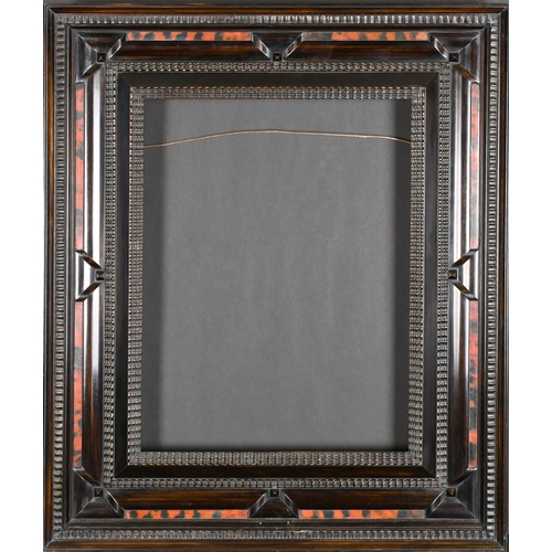 453 - 20th Century Dutch School. A Black and Simulated Tortoiseshell Frame, rebate 15