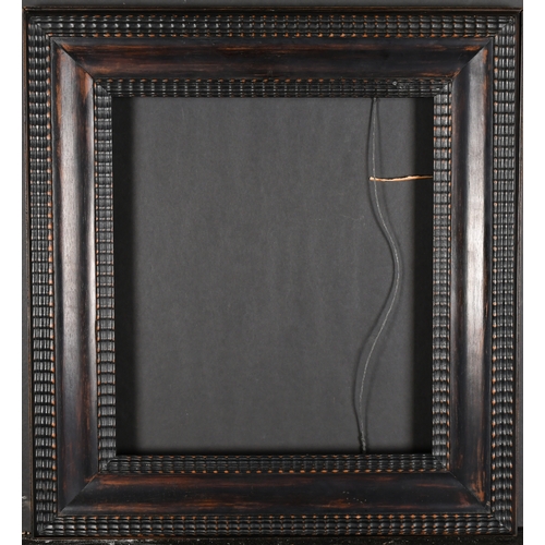 455 - 20th Century English School. A Darkwood Frame, rebate, 14.5