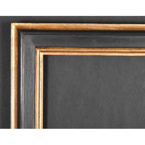 463 - 20th Century English School. A Black and Gilt Frame, rebate 13.75