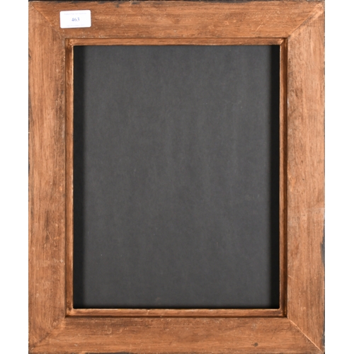 463 - 20th Century English School. A Black and Gilt Frame, rebate 13.75