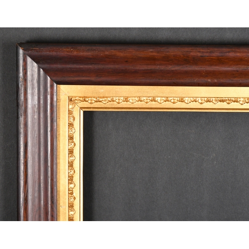 469 - 19th Century English School. A Darkwood Frame, with a gilt slip, rebate 12.5