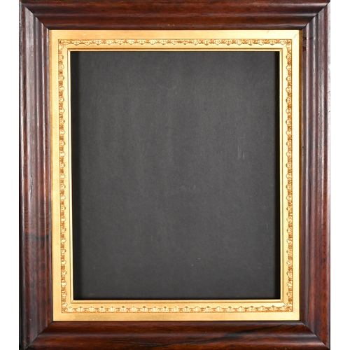 469 - 19th Century English School. A Darkwood Frame, with a gilt slip, rebate 12.5