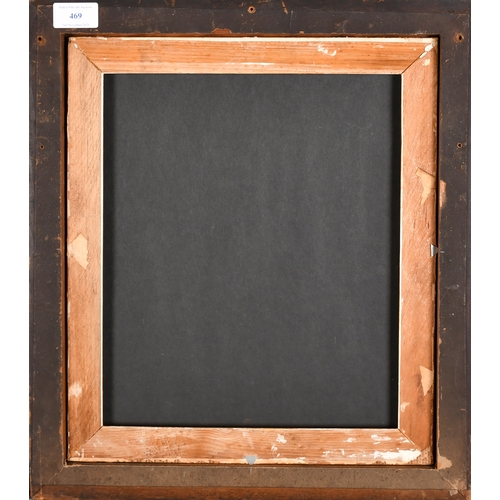 469 - 19th Century English School. A Darkwood Frame, with a gilt slip, rebate 12.5