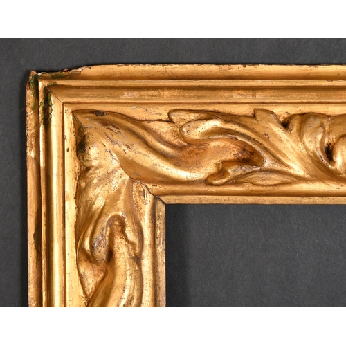 474 - 18th Century Italian School. A Carved Giltwood Frame, rebate 10.5