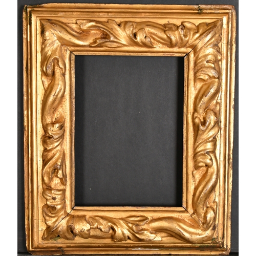 474 - 18th Century Italian School. A Carved Giltwood Frame, rebate 10.5