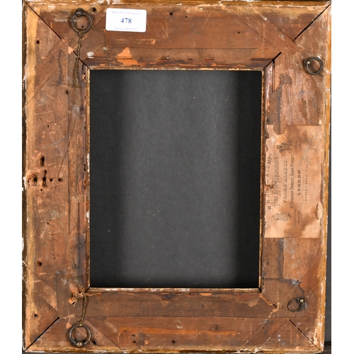 478 - 19th Century English School. A Gilt Composition Frame, rebate 8.5