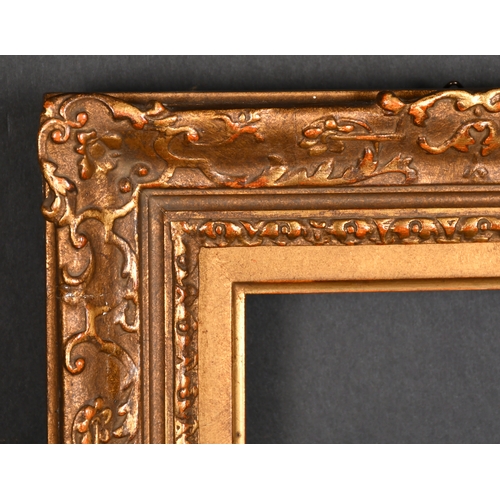 480 - 19th Century European School. A Gilt Composition Frame, with swept centres and corners, rebate 7