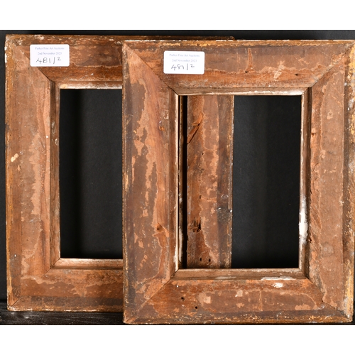 481 - 19th Century English School. A Pair of Gilt Composition Frames, rebate 7