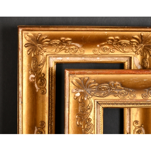 482 - 19th Century European School. A Pair of Gilt Composition Frames, rebate 5.5