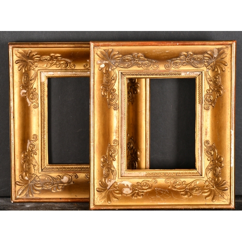 482 - 19th Century European School. A Pair of Gilt Composition Frames, rebate 5.5