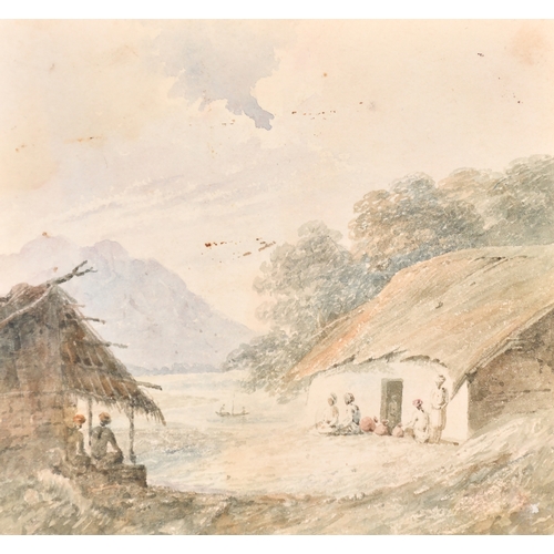 72 - 19th Century English School. A Large Quantity of Watercolours relating to India, including landscape... 