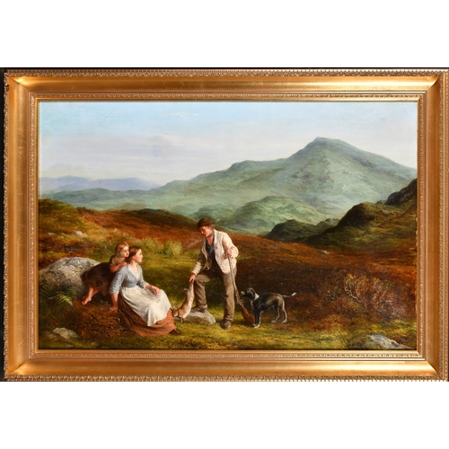 97 - Attributed to James Hardy Jnr (1832-1889) British. A Gift, Oil on canvas, 24