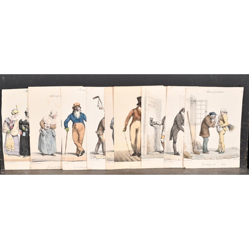 1 - After Edme Jean Pigal (1798-1872) French. 'Moeurs Parisiennes', Prints by 'Gihaut et Martinet', Unfr... 