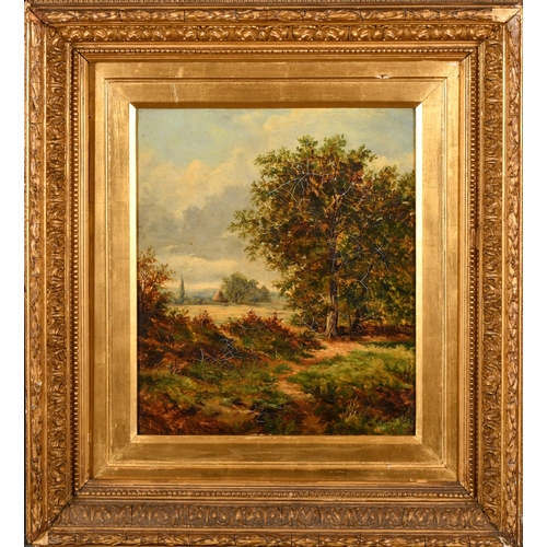 110 - Aubrey E Richmond (19th Century) British. A Woodland Scene, Oil on canvas, Signed and dated 1881, 14... 