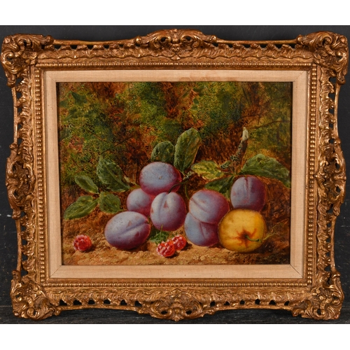 117 - Oliver Clare (1853-1927) British. Still Life of Fruit, Oil on canvas, Signed, 8