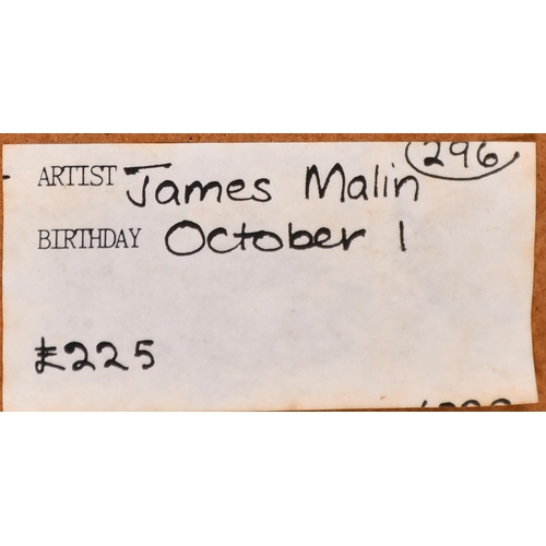 223 - James Malin (20th-21st Century) British. 