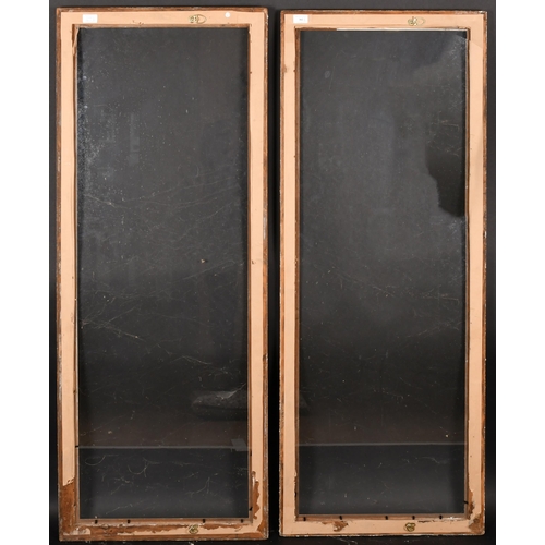 302 - 19th Century English School. A Pair of Gilt Composition Frames, with inset glass, rebate 51