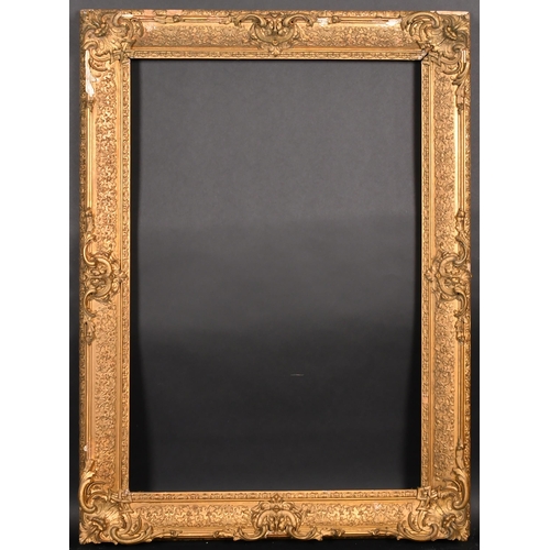 319 - 19th Century English School. A Painted Composition Frame, with swept centres and corners, rebate 38