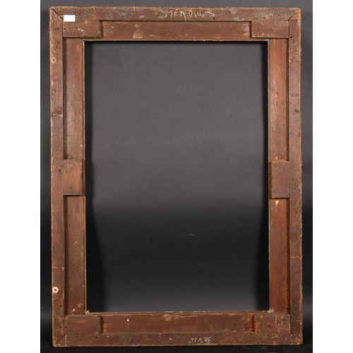 319 - 19th Century English School. A Painted Composition Frame, with swept centres and corners, rebate 38