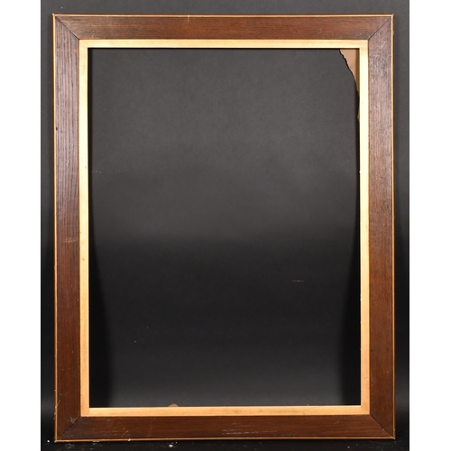 330 - Early 20th Century English School. A Stripped Wooden Frame, with gilt outer edging and a gilt slip, ... 