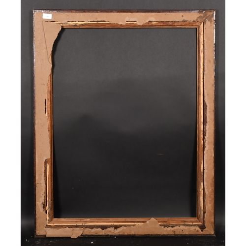 330 - Early 20th Century English School. A Stripped Wooden Frame, with gilt outer edging and a gilt slip, ... 