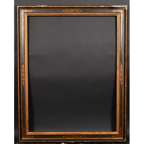 331 - 19th Century English School. A Gilt and Painted Composition Medici Style Frame, rebate 32.75