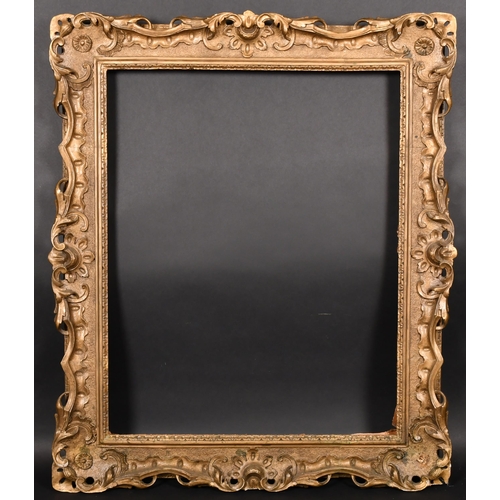 332 - 19th Century English School. A Painted Carved Wood Frame, with swept and pierced centres and corners... 