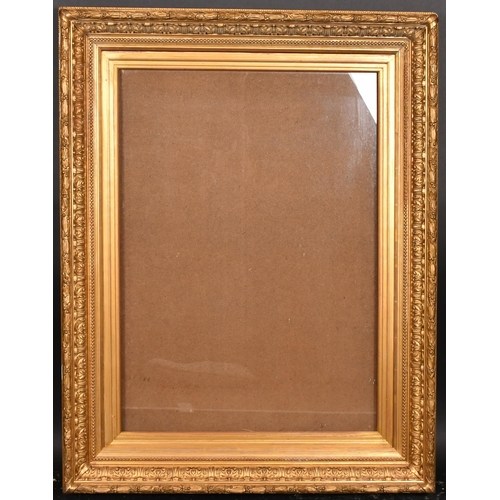 333 - 19th Century English School. A Gilt Composition Frame, with inset glass , rebate 32