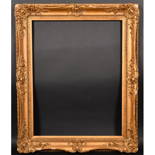 337 - 19th Century English School. A Painted Composition Frame, with swept centres and corners, rebate 31.... 