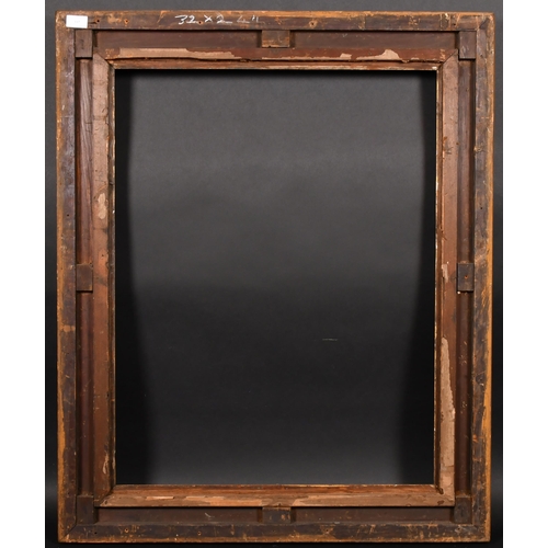 337 - 19th Century English School. A Painted Composition Frame, with swept centres and corners, rebate 31.... 