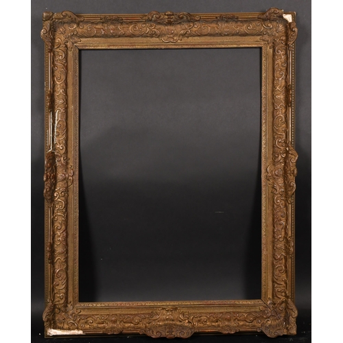 338 - 19th Century European School. A Gilt Composition Louis Style Frame, rebate 31.5