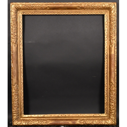 350 - 18th Century English School. A Carved Giltwood Lely Panel Frame, rebate 30