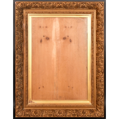 353 - Late 19th Century French School. A Painted Composition Barbizon Frame, with inset glass, rebate 30