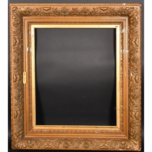 358 - 19th Century English School. A Painted Composition Barbizon Style Frame, rebate 29